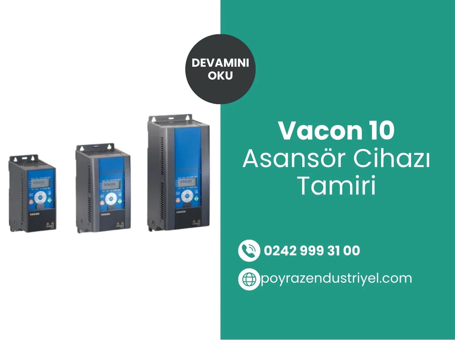 Vacon 10 Asansör Cihazı Tamiri